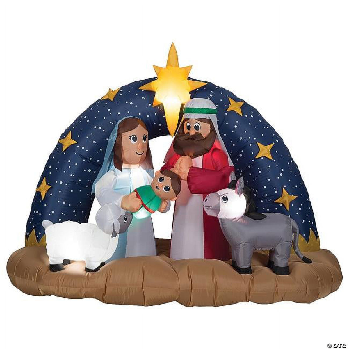 78 in. Airblown Nativity Scene Inflatable Christmas Decor X236192