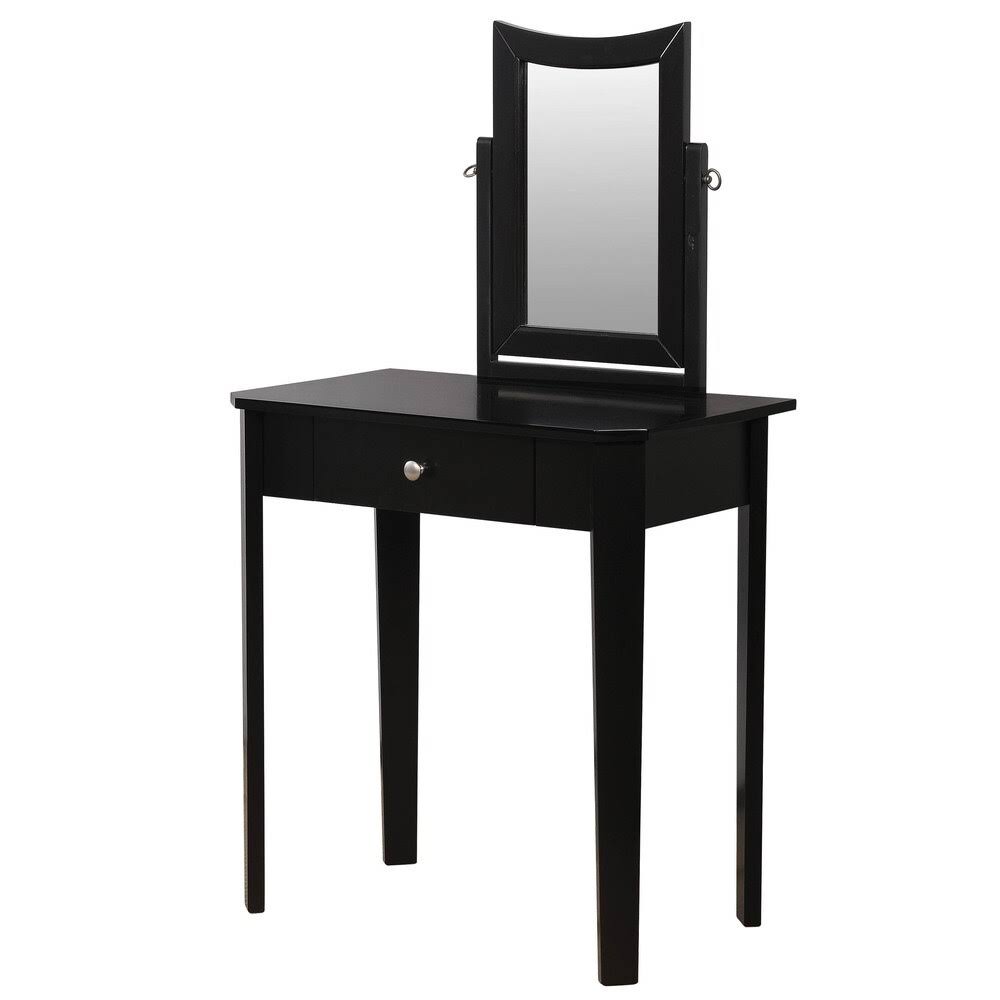 Pink 3-Piece Solid Wood Vanity Set K8431