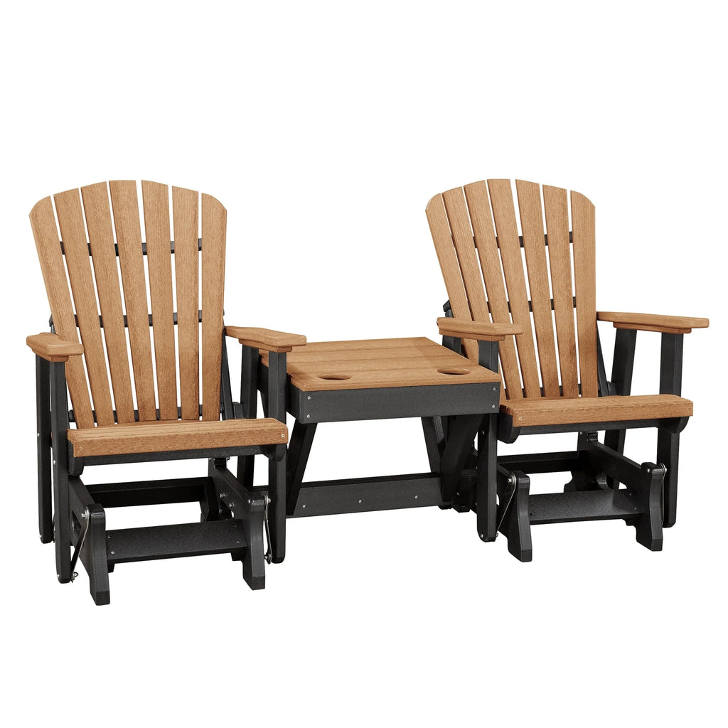 Double Glider with Center Table B53675