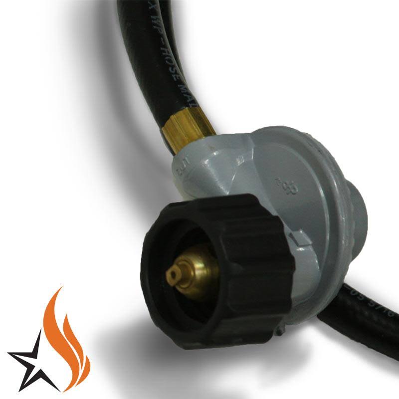 Fire Pit Propane Installation Kit with Chrome Key Valve F150