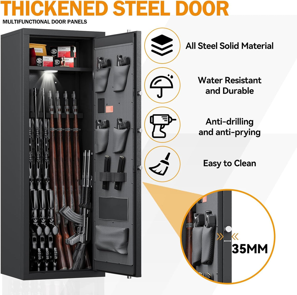 10-14 Gun Safe with Digital Keypad W4102