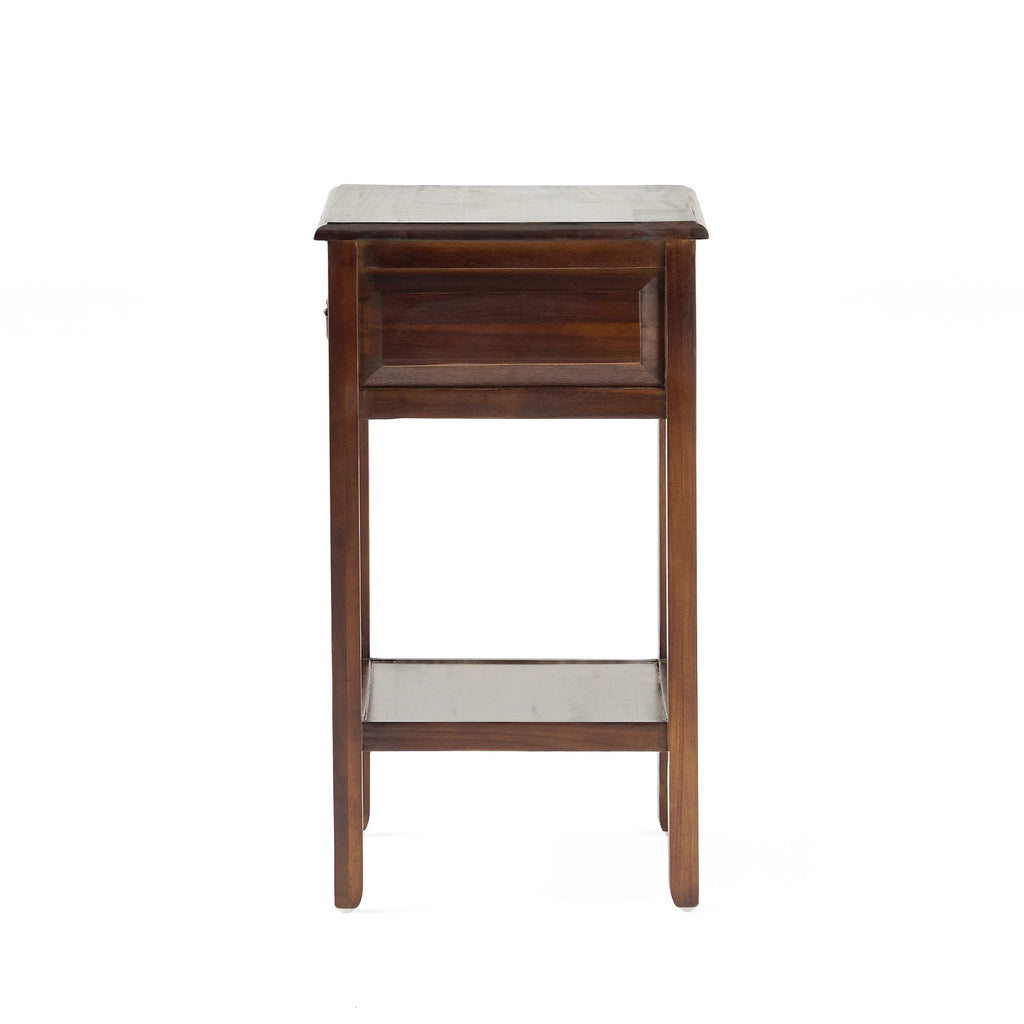 27" Acacia Wood Side Table S4432