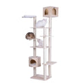 89-Inch Seven Levels Real Wood Cat Tree D625779