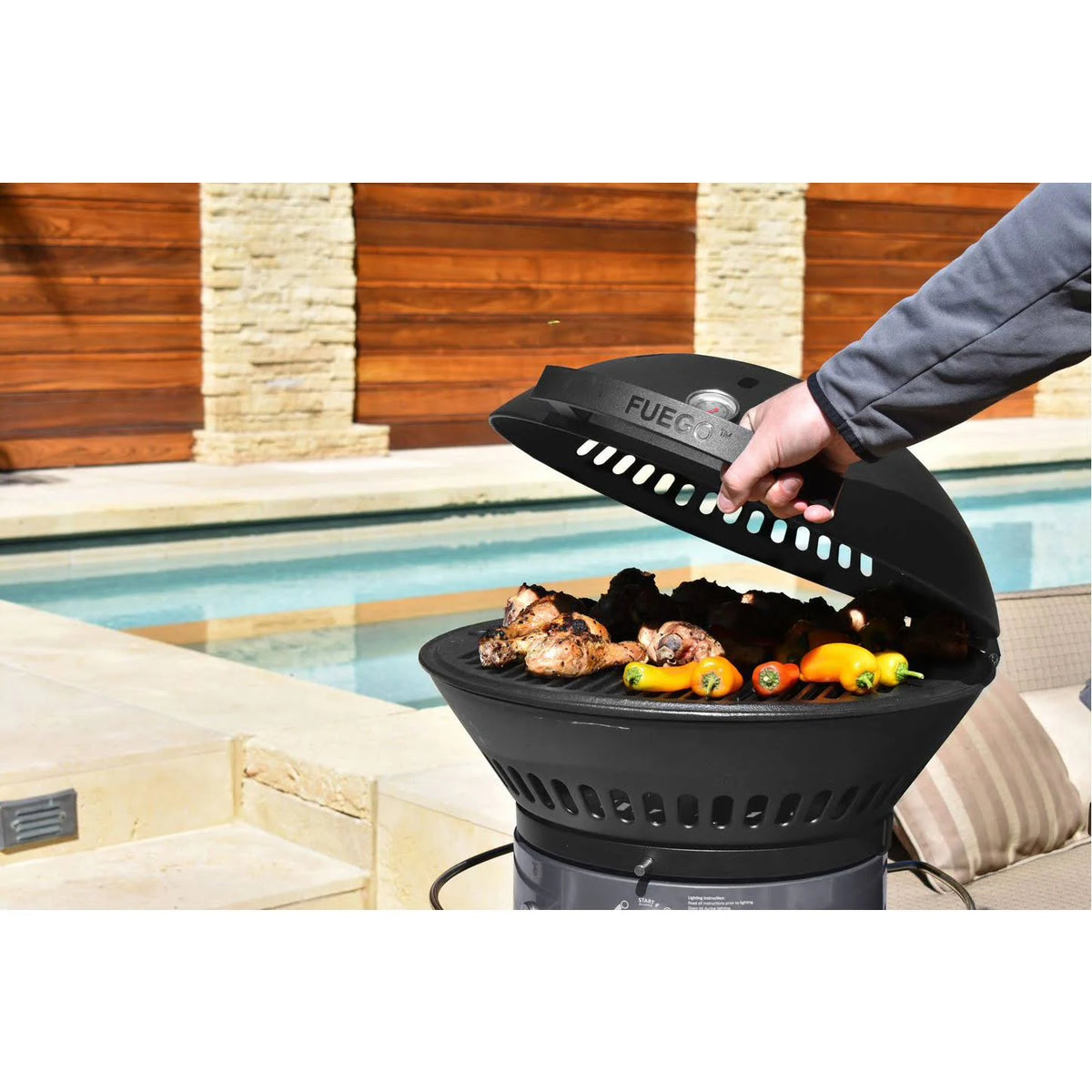 Dark Gray Propane Gas Grill G737952