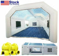 Inflatable Paint Booth 28x15x10Ft with 2 Blowers M694