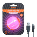 LED Dog Ball, Silicon Glowing Dog Toy Ball with USB Rechargeable E735