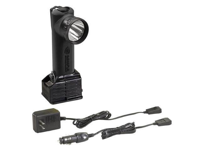 Rechargeable Flashlight with 12V Charger Black O708669