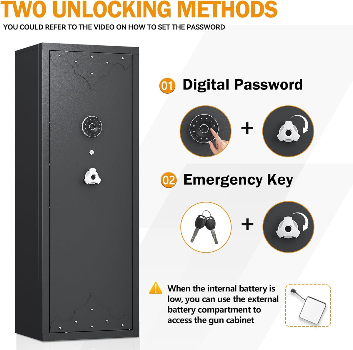 10-14 Gun Safe with Digital Keypad W4102