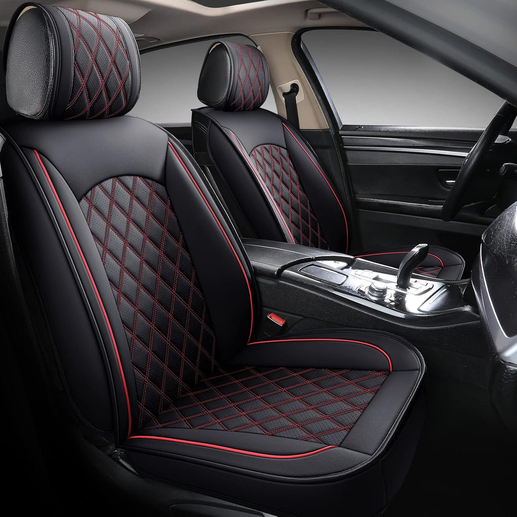 Waterproof Faux Leather Car Seat Covers Full Set N1131