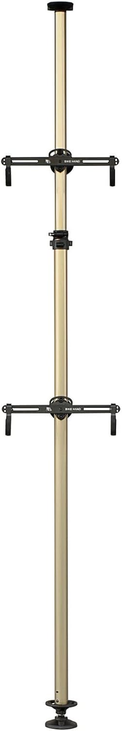 Floor to Ceiling Indoor 2 Bike Bicycle Vertical Dual Hanger Parking Rack Storage Pole Stand A821