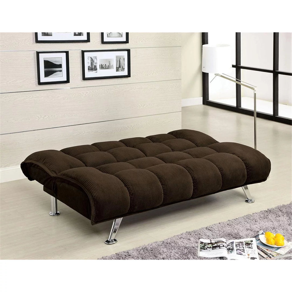Dark Brown Futon Sofa L4507