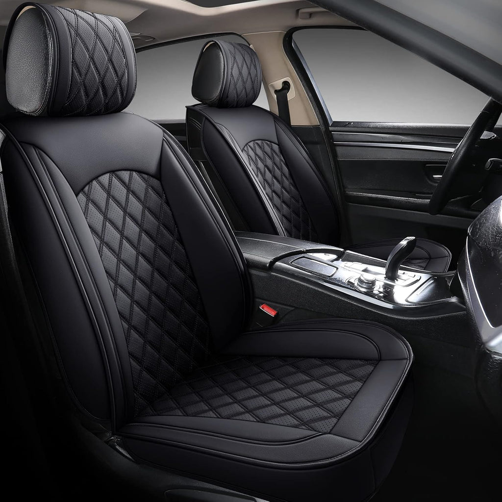 Waterproof Faux Leather Car Seat Covers Full Set N1131