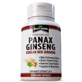 Korean Red Ginseng 1000mg 60 Vegan Pills E4846