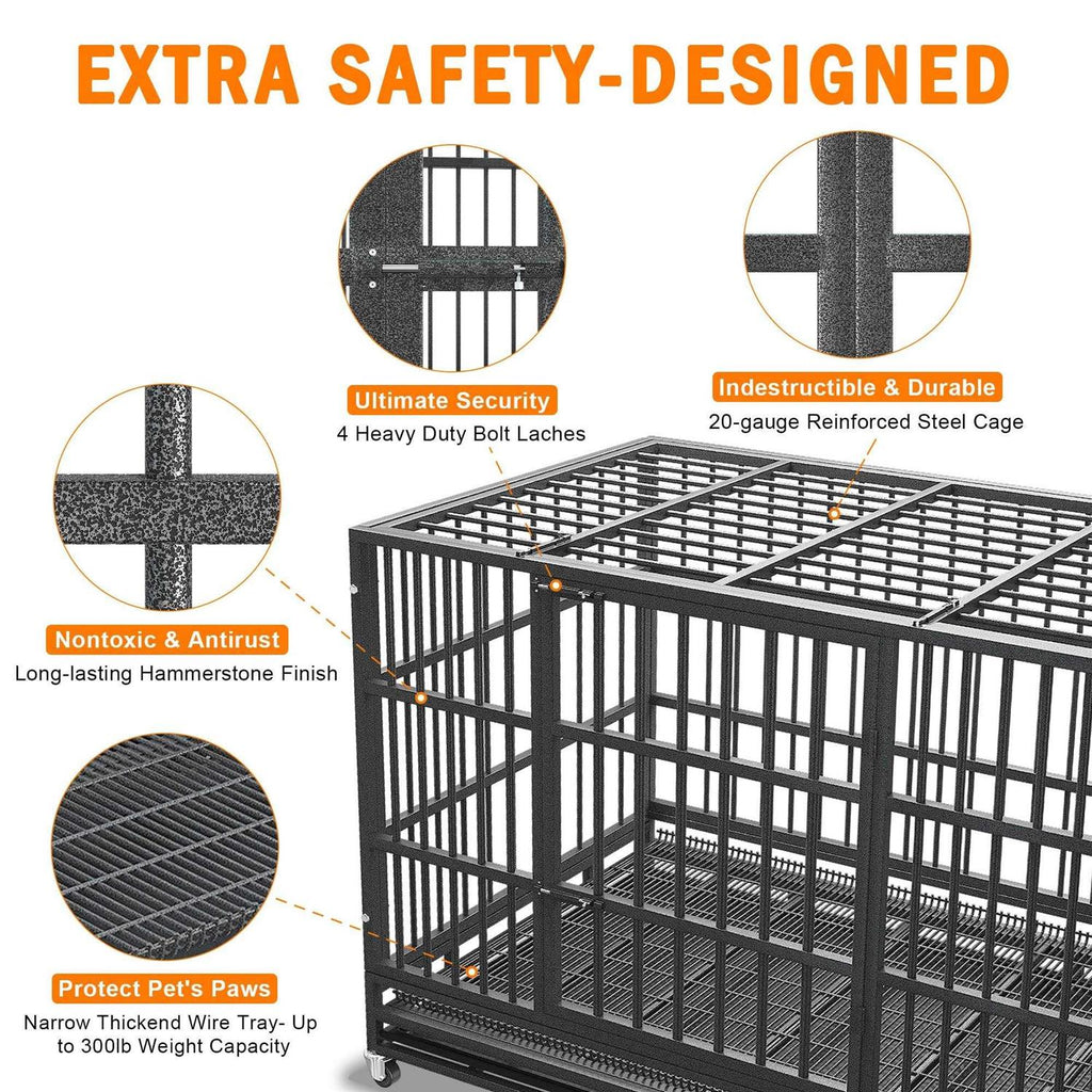 48/38 inch Heavy Duty Dog Crate G258
