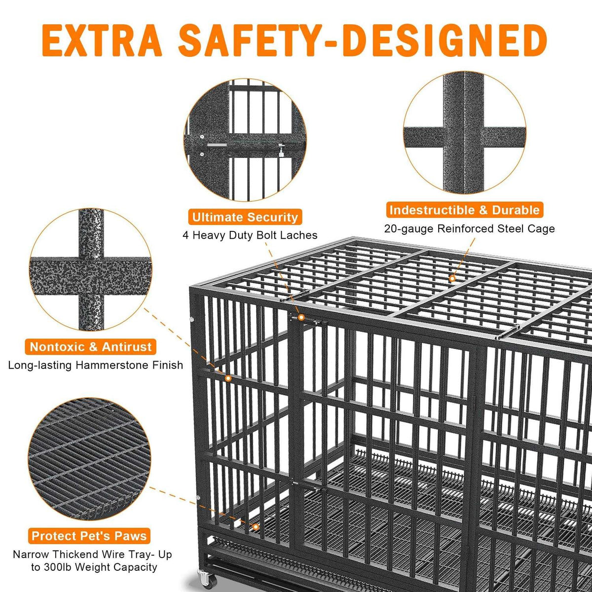 48/38 inch Heavy Duty Dog Crate G258