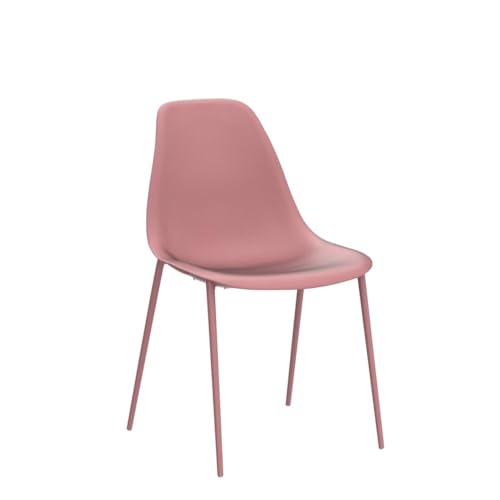Pistachio Green Plastic Dining Chairs Set of 4 with Metal Legs A8921
