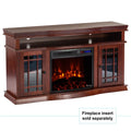60" x 33" Warm Cherry Finish Fireplace TV Stand R647522
