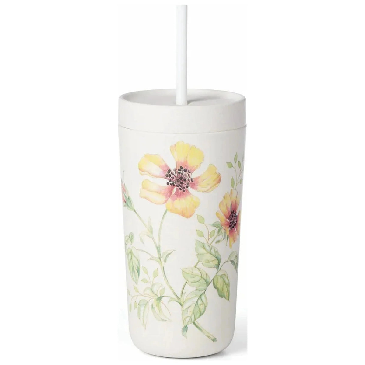 Bamboo Tumbler With Straw O413591