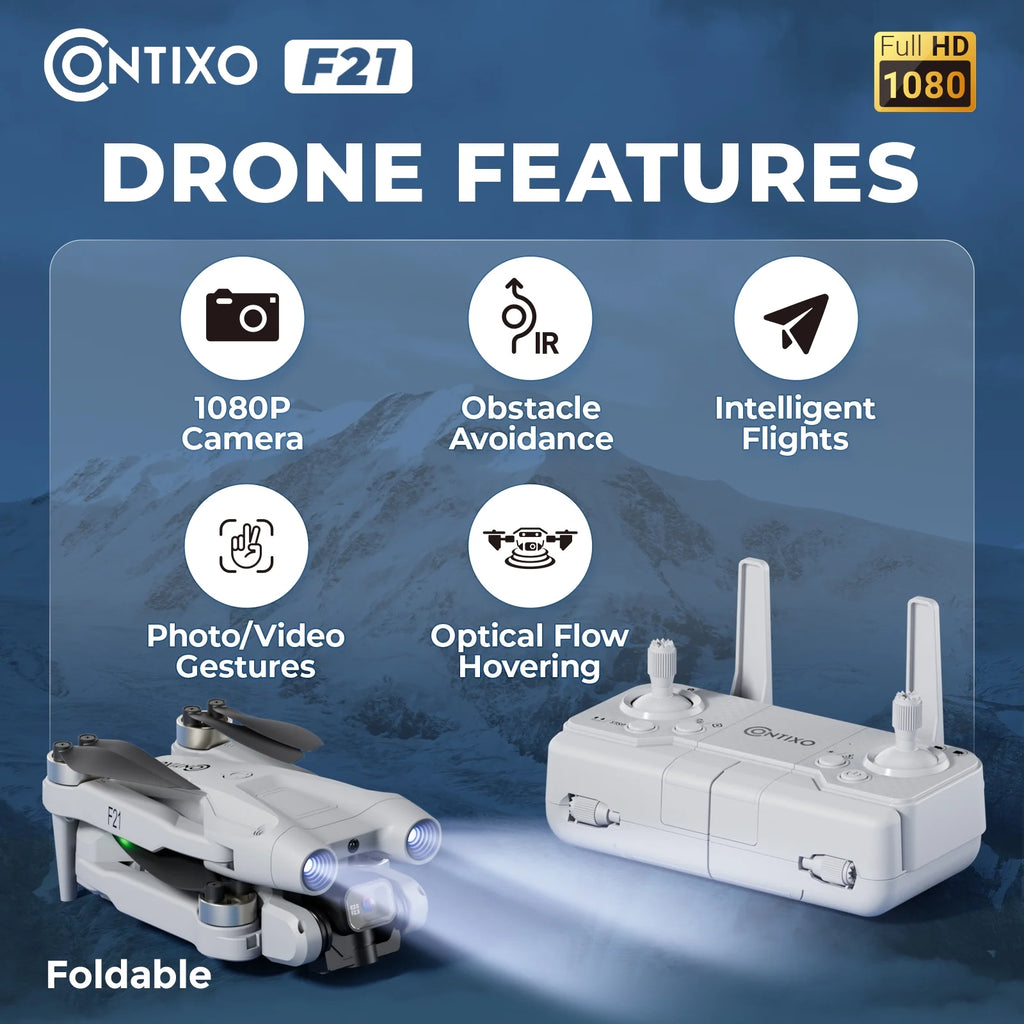 Foldable RC Drone with 1080P HD Camera F28692