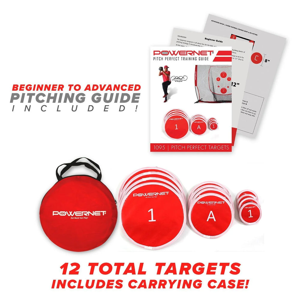 Pitching Bundle with Practice Net, Target System, Strike Zone and Weighted Training Ball D223712