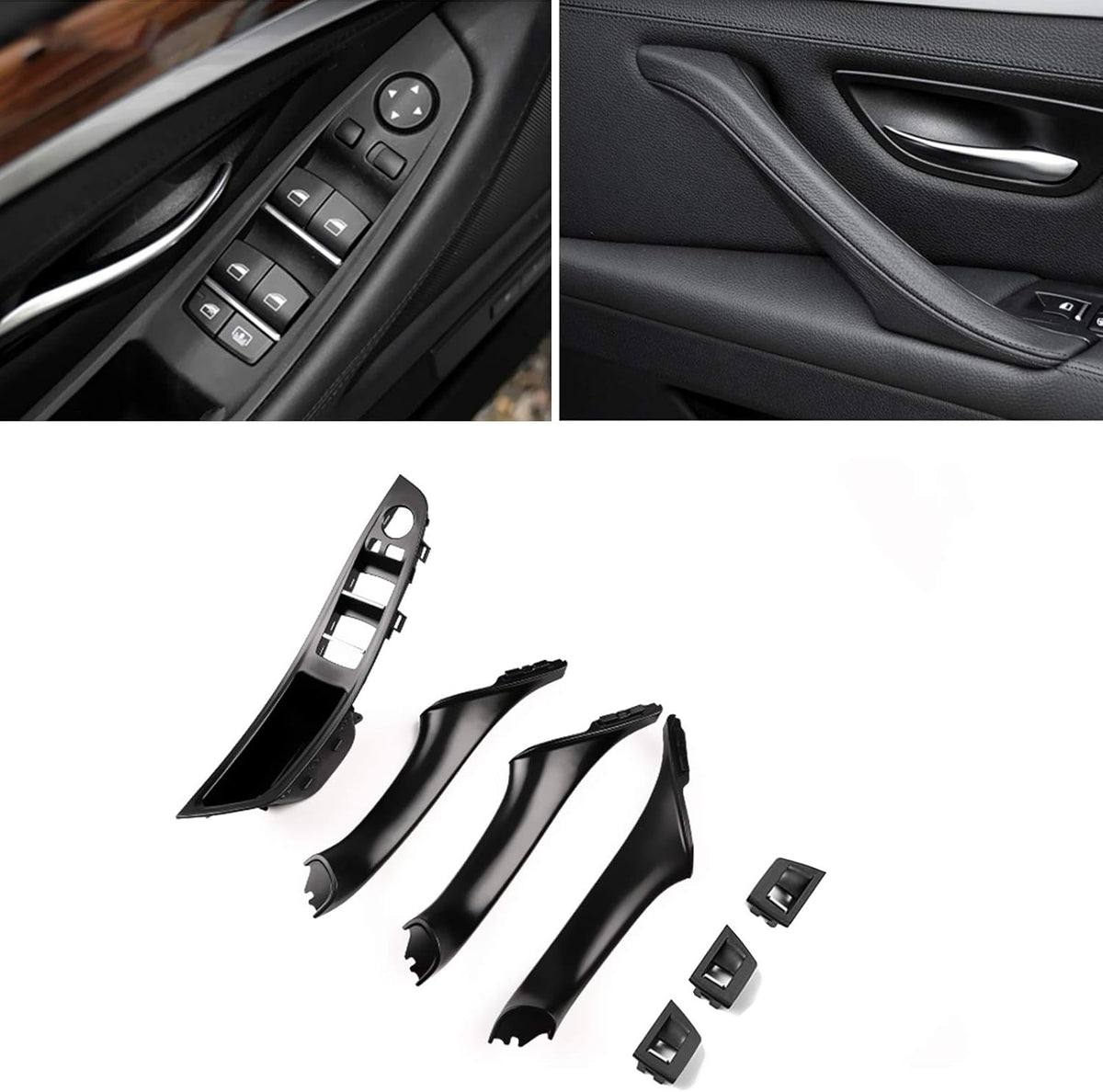 Carbon Fiber Pattern Door Handle Kit W90312