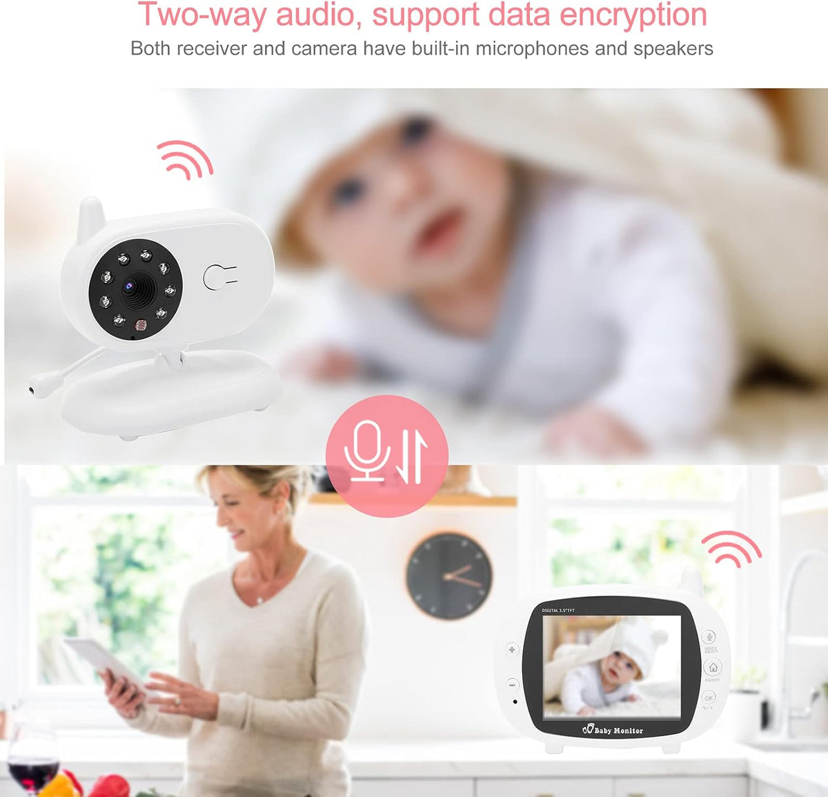 WiFi Baby Video Monitor with Wireless Digital Camera S291031