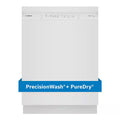 White Front Control Tall Tub Dishwasher with Stainless Steel Tub A381