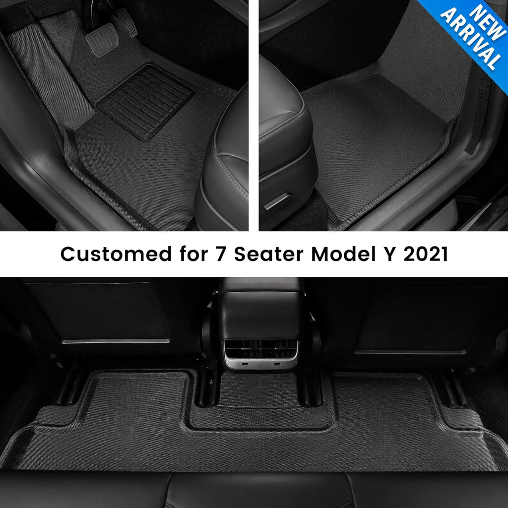 7 Seater Waterproof Floor Mats for Tesla Model Y T5675