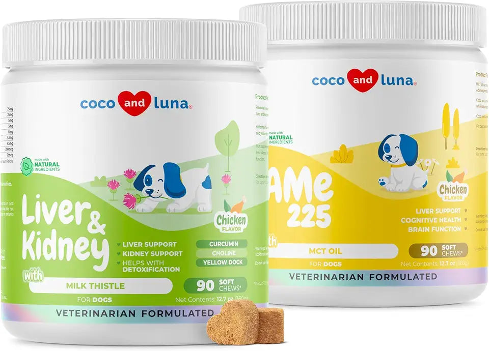 Milk Thistle Soft Chews for Dogs Liver Supplement U834