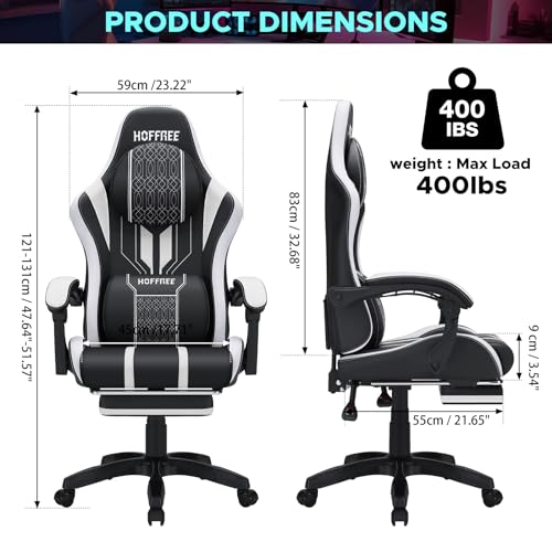 Red and Black Gaming Chair with Footrest G494