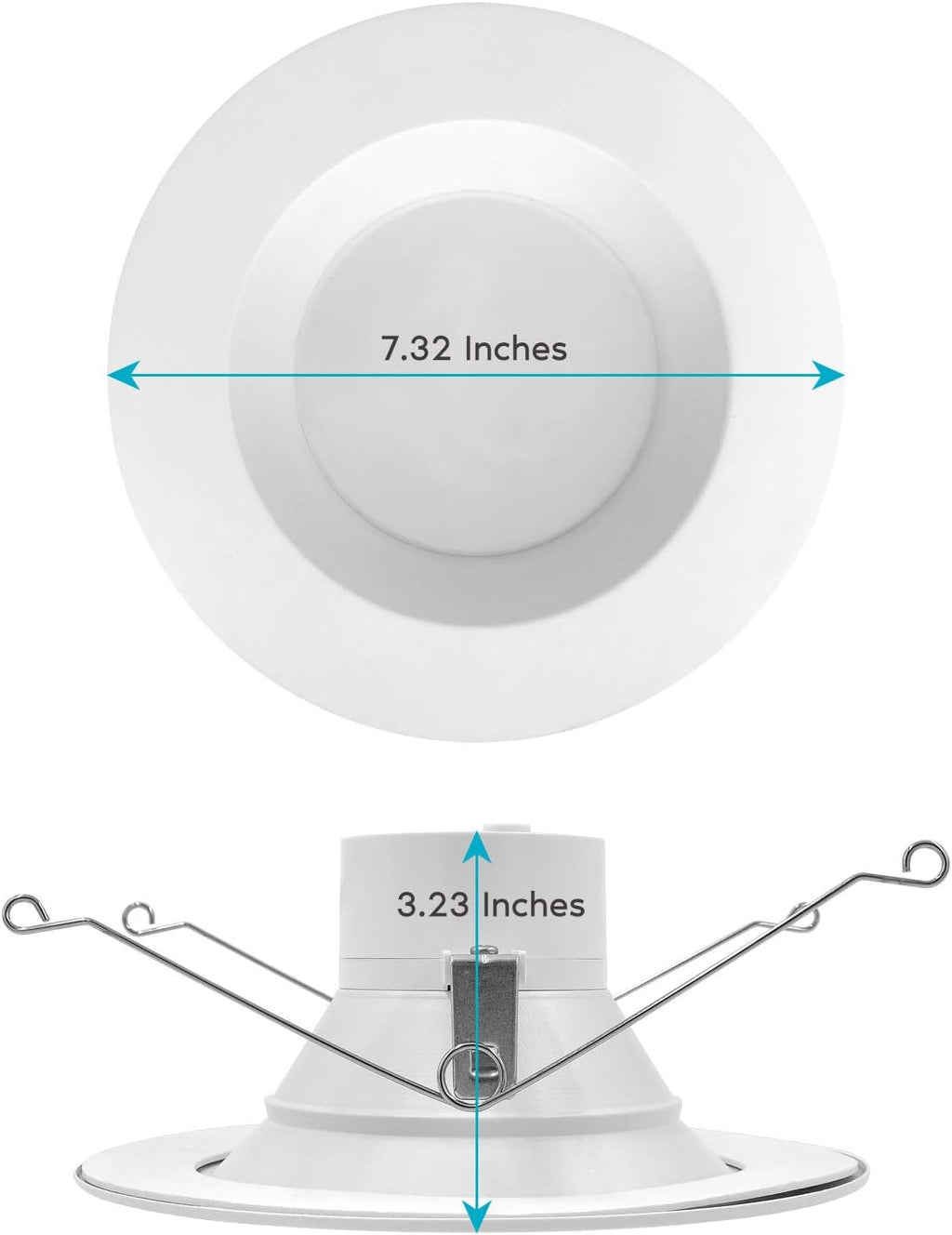 5/6 Inch LED Recessed Retrofit Downlight, 12 Pack N680