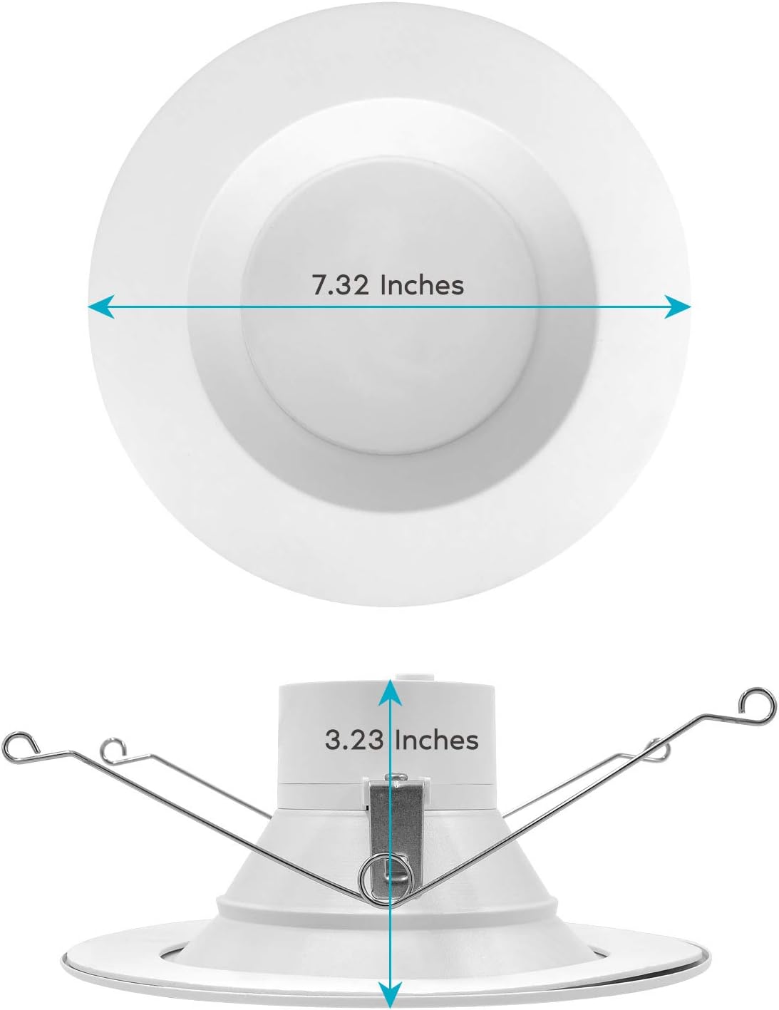 5/6 Inch LED Recessed Retrofit Downlight, 12 Pack N680