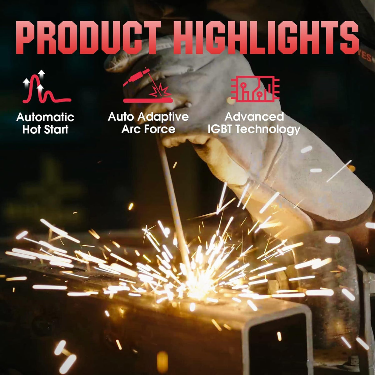 160Amp ARC Welder Machine with Synergic Control I2293