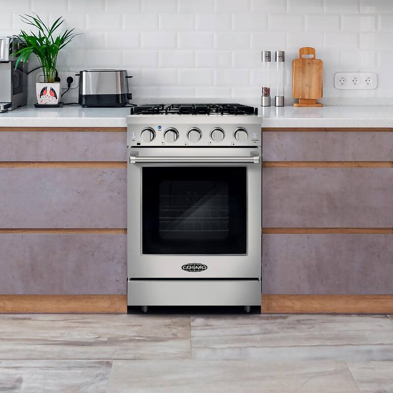 24 in. Gas Range with Single Convection Oven in Stainless Steel G5616