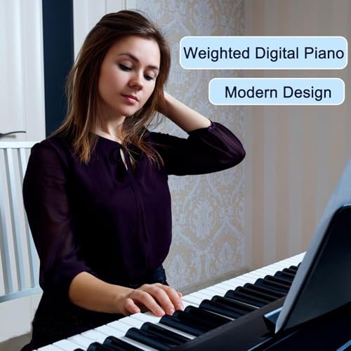 88 Key Semi Weighted Digital Piano with Stand G82822