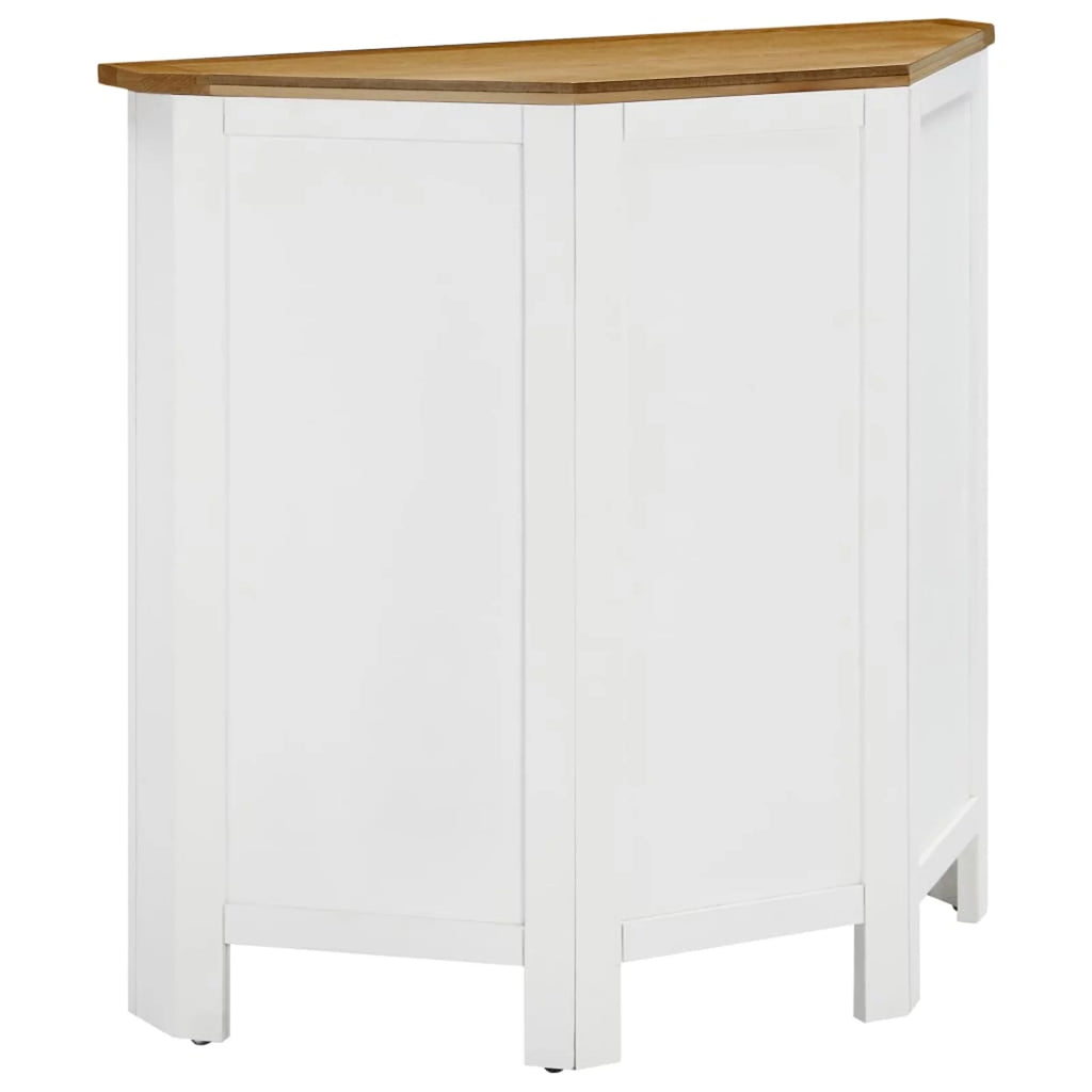 Solid Oak Wood Corner Cabinet N5311