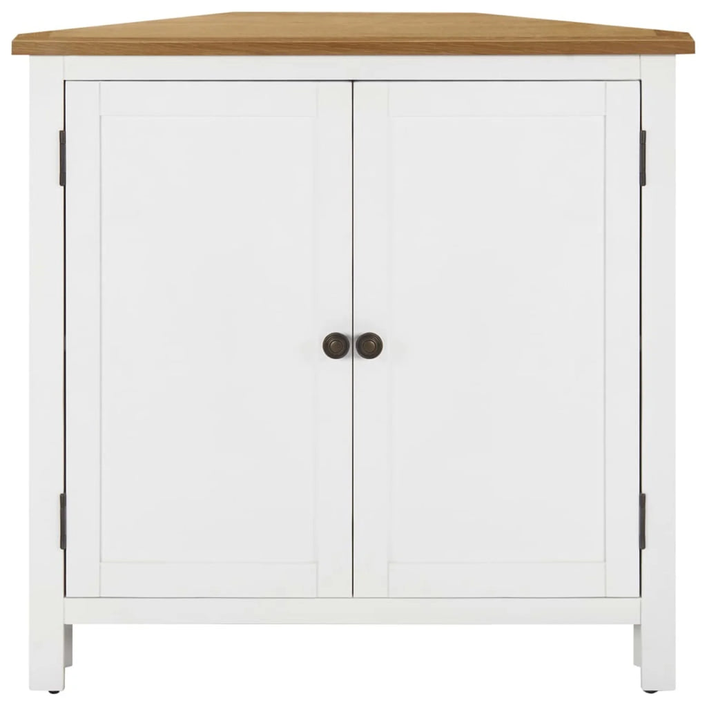 Solid Oak Wood Corner Cabinet N5311