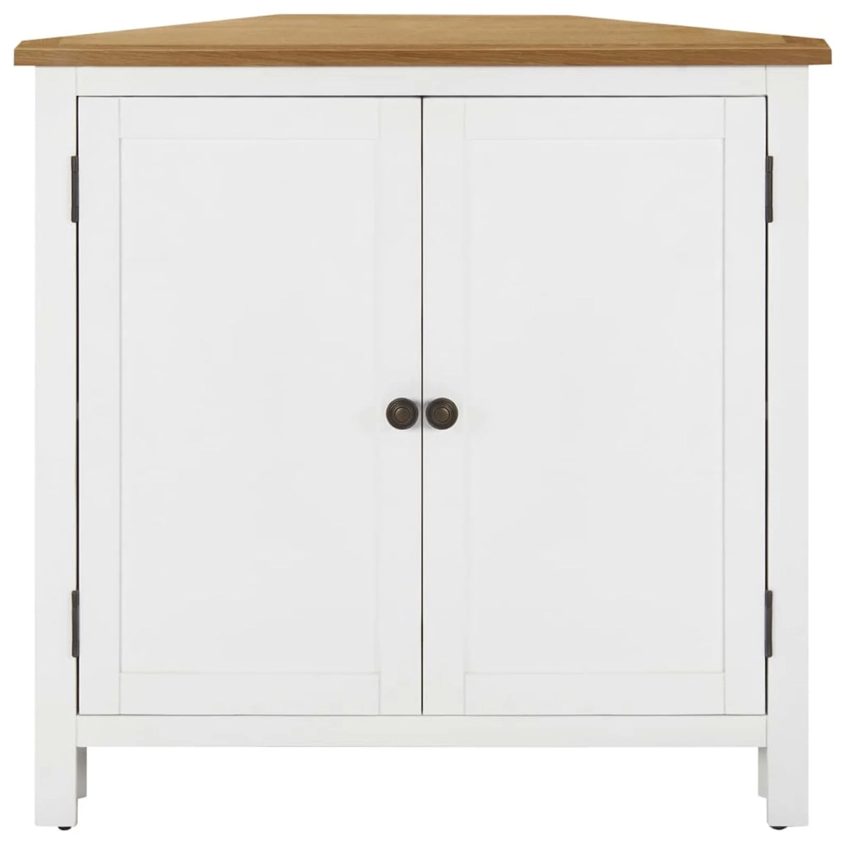 Solid Oak Wood Corner Cabinet N5311