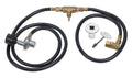 Fire Pit Propane Installation Kit with Chrome Key Valve F150