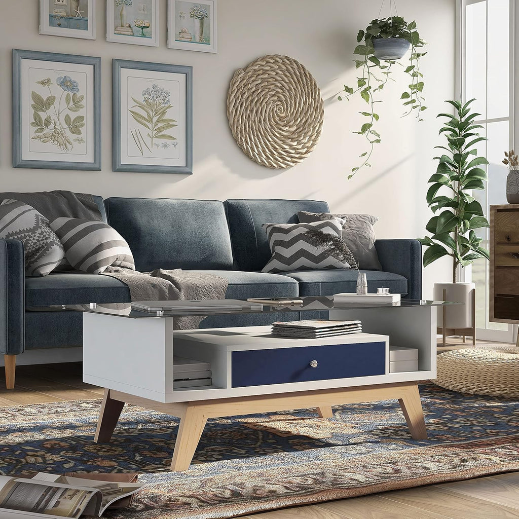 Blue Two-Tone Coffee Table P146786