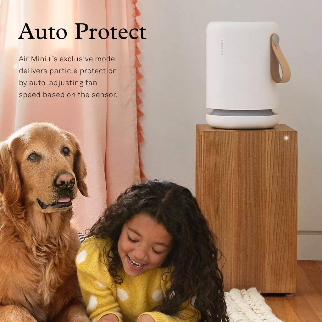 White Air Purifier with Particle Sensor D81290