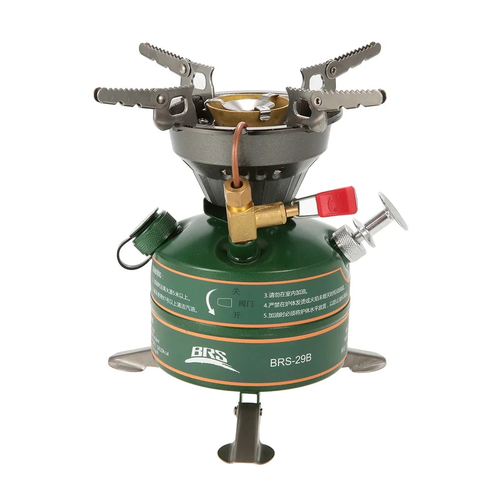 Portable Gasoline-burning Camping Furnace Cooker S7531