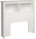 Twin Bookcase Headboard in White O31092