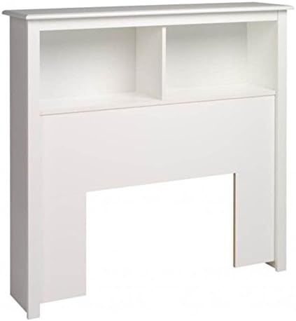 Twin Bookcase Headboard in White O31092
