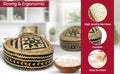 Heart Shape Sticky Rice Bamboo Basket Cookware 5 Inch Q67958