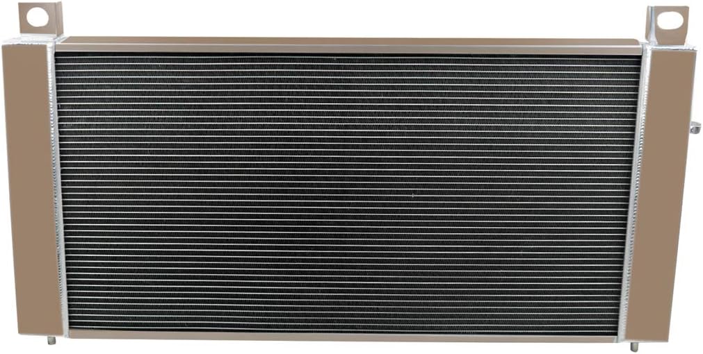 Full Aluminum Radiator & Fan Shroud & Thermostat Relay Kit N136