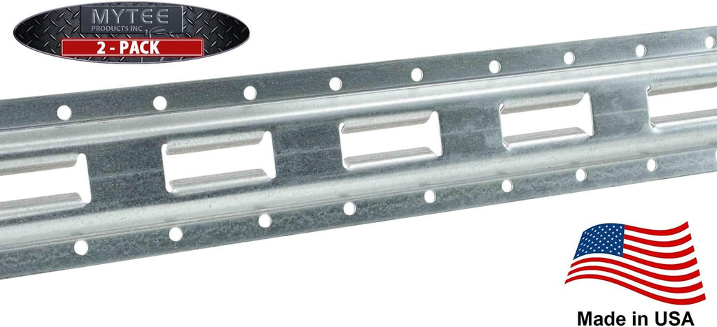 8 Pack 5' Vertical E-Track Galvanized Steel Tie-Down Rail W1191