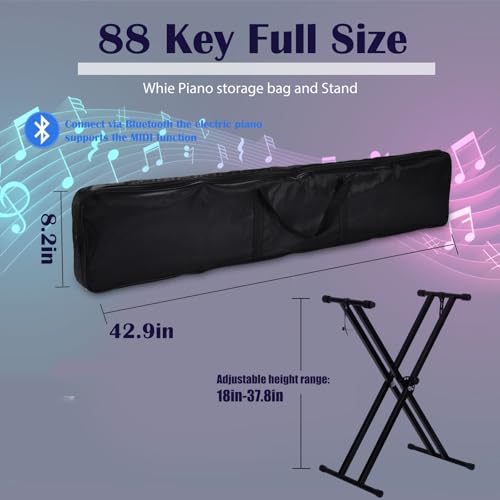 88 Key Semi Weighted Digital Piano with Stand G82822