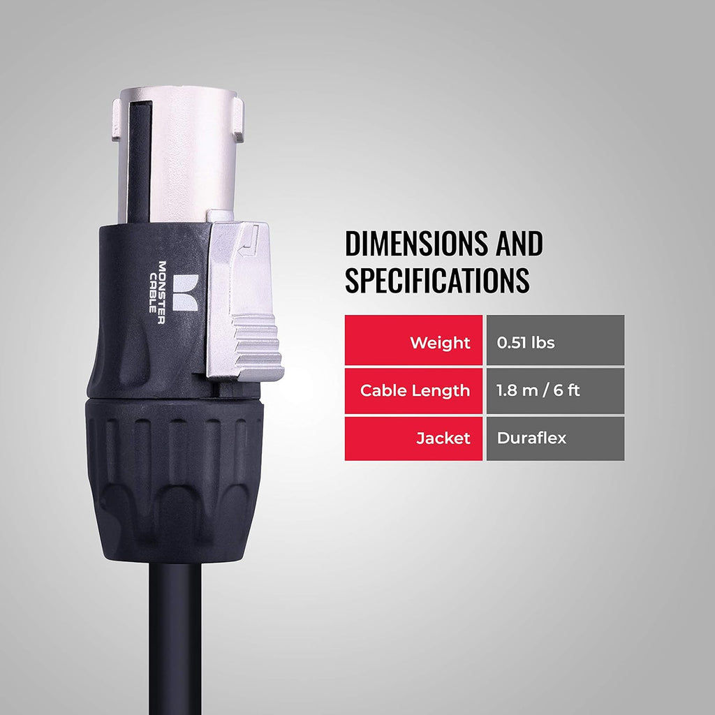 6ft Speaker Cable with SpeakOn Connectors W23332