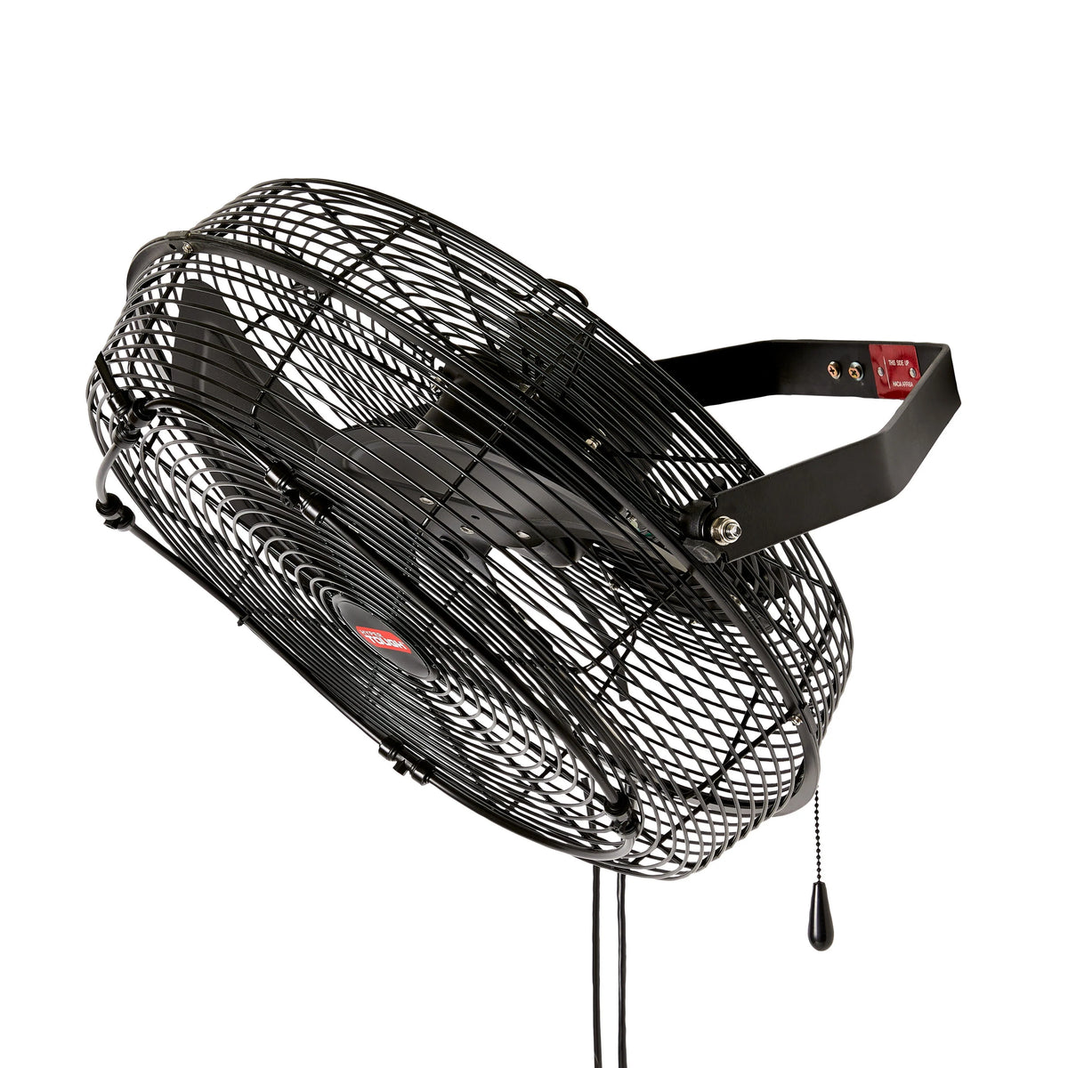 18 inch Black Outdoor Wall Mounted Fan with Misting Kit K96288